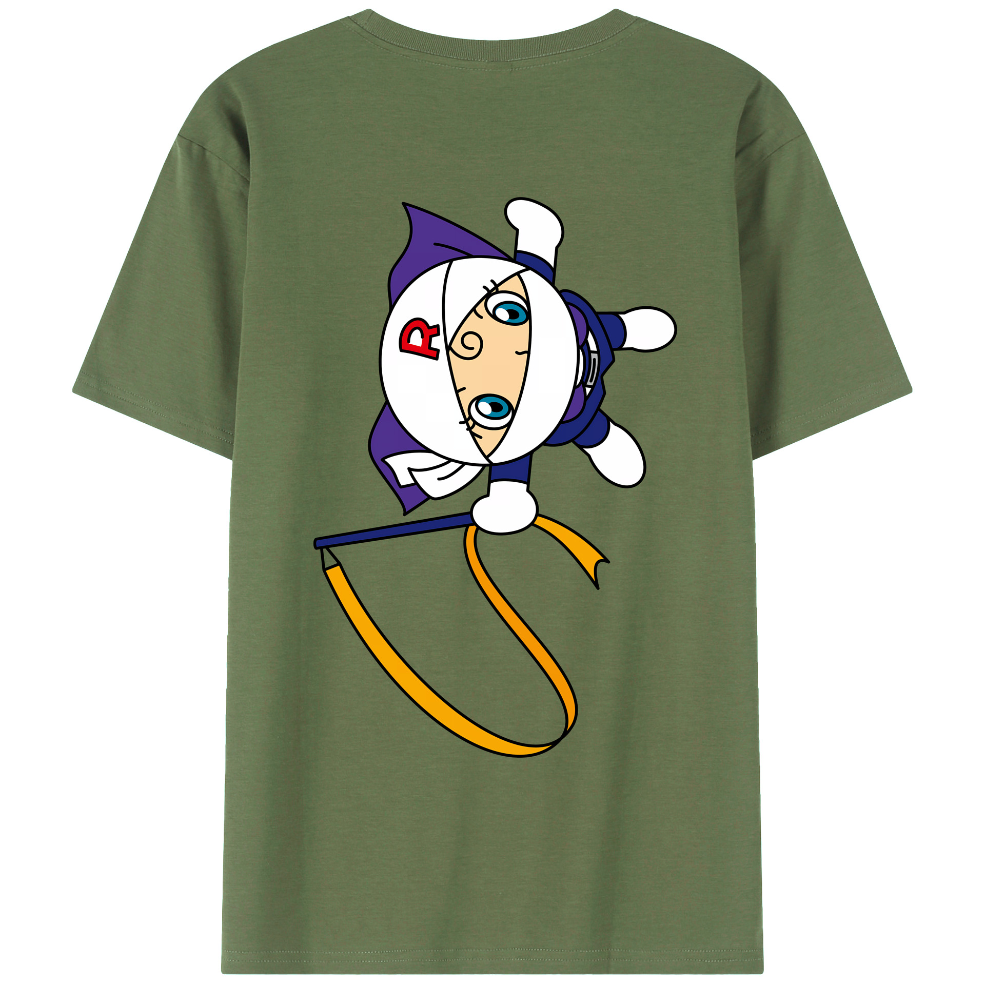 （画像用） アンパンマン Anpanman 綿100％ メンズ半袖Tシャツ（バックプリント） 通気性
